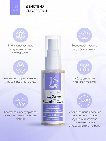 Сыворотка "Vitaminic Cure"  Антивозрастная витаминная